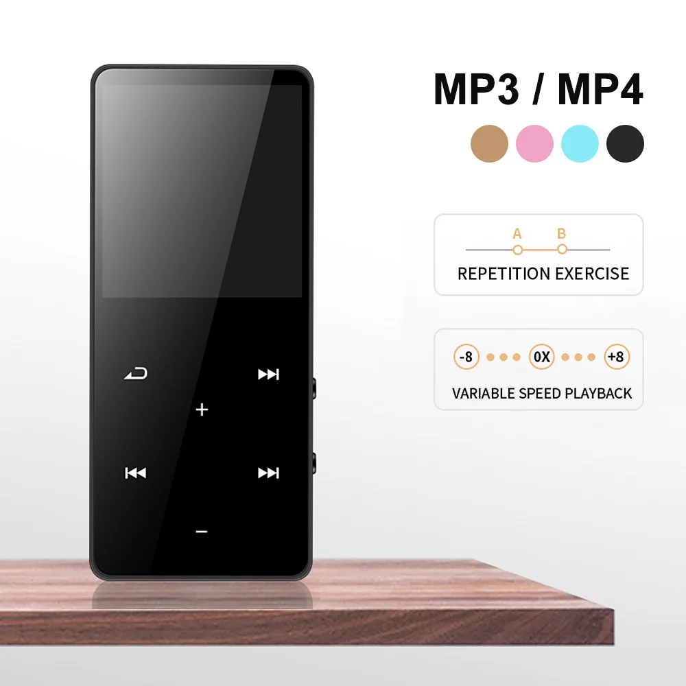 

New Version Bluetooth MP3 Music Player with Touch Screen and Built-in 8GB HiFi Portable Walkman with Radio /FM/ Record