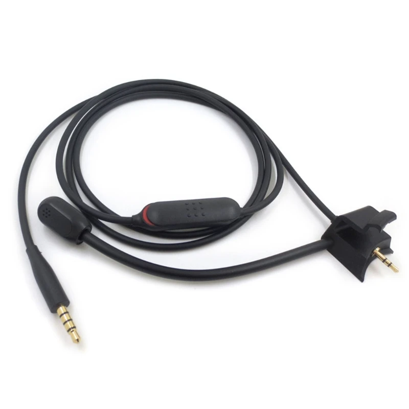 

H4GA 43.31in Length Spare Part Microphone Compatible with QC35II Headphones Small Props Replace Parts Gaming System Prop