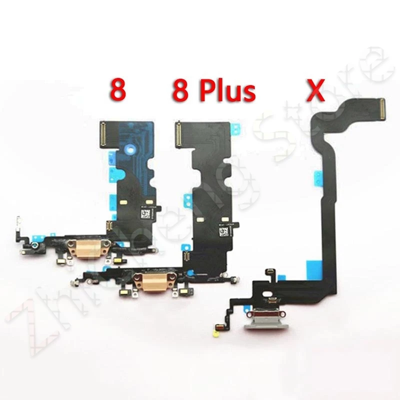 Нижний USB для порта зарядки док-станция гибкий кабель iPhone X Xs Max XR 7 8 Plus зарядный