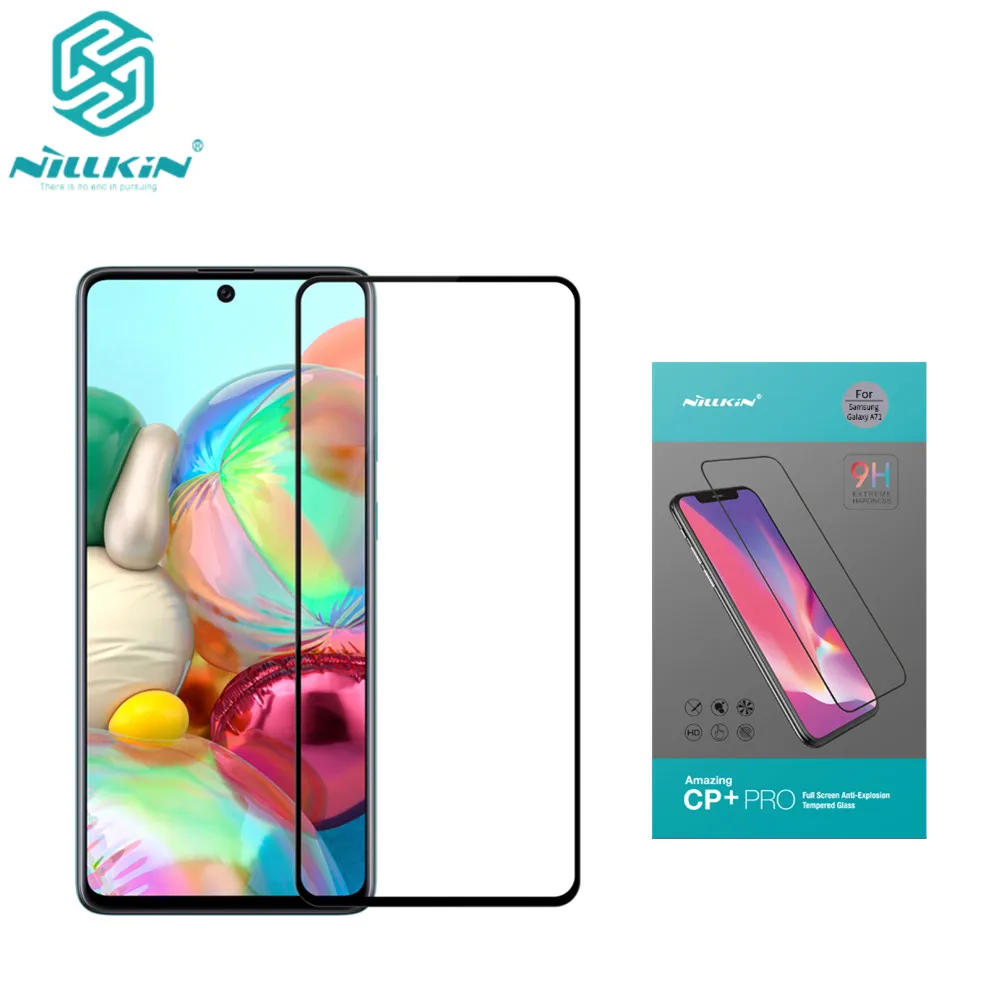

Защитное стекло NILLKIN Amazing Nanometer, закаленное стекло 9H 2.5D с полным покрытием для Samsung Galaxy A71 CP + PRO