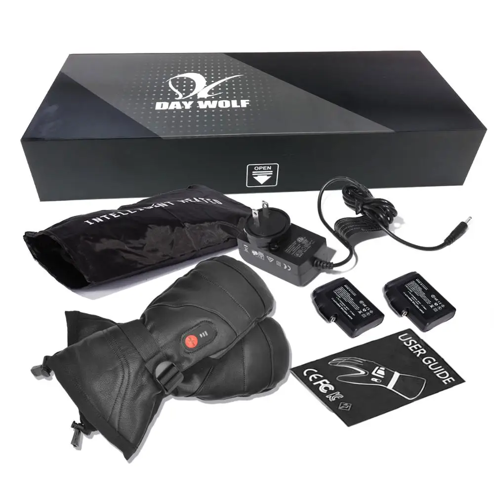 Перчатки на весь палец с подогревом перчатки для сенсорного экрана