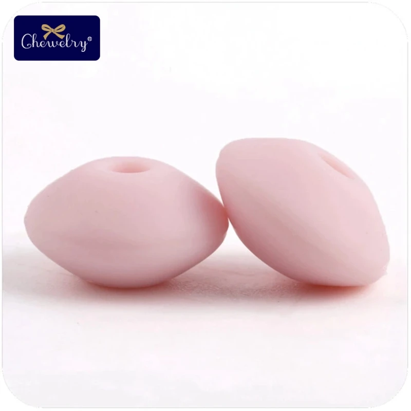 20PC Candy Pink Перламутровый силиконовый Прорезыватель 10 мм 20 шт Силиконовые Бусины DIY Бусины Пищевой класс силиконовые счеты бусины зубные кольца для детей ожерелье Успокаивающая игрушка - Цвет: 20PC Candy Pink