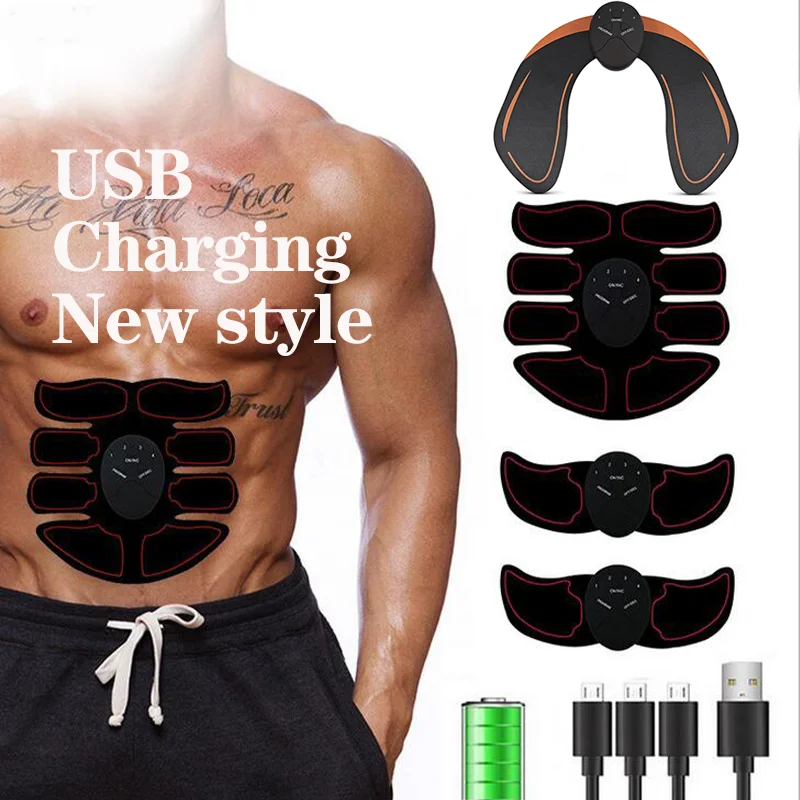 Перезаряжаемый стимулятор мышц USB-стимуляция электростимулятор электроды