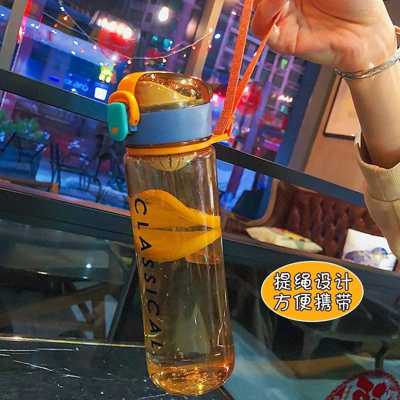 Стеклянная термобутылка для воды инфузер милая портативная стеклянная бутылка