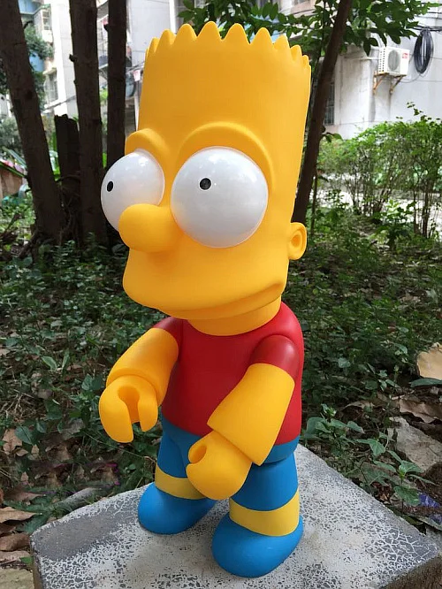 

The simpons Bearbricklys The QEE Bear Action Figures Cartoon Blocks Bear Dolls PVC Street Art Collectible Models Toys