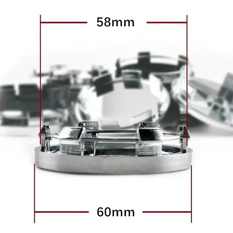 4 шт. 60 мм (58 мм) Центральная крышка колеса автомобиля s эмблема автостайлинг обод