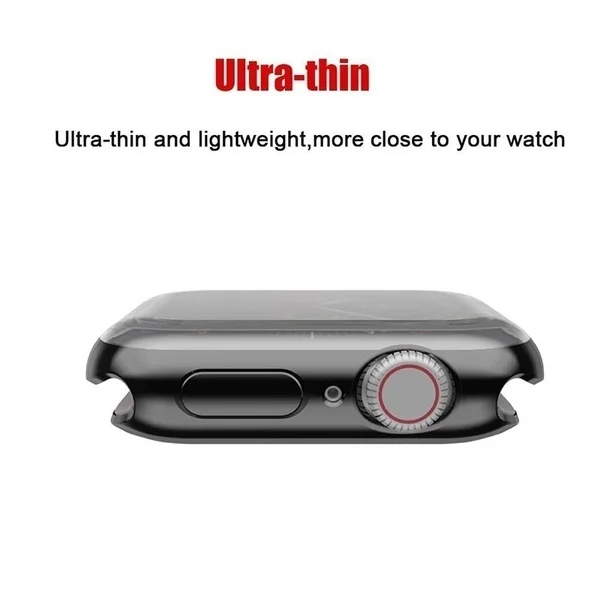 

Watch Cover TPU Protector Case for Apple Watch 5 4 3 2 1 42MM 38MM Soft Clear Screen for iWatch 5 44MM 40MM Full Protector Case