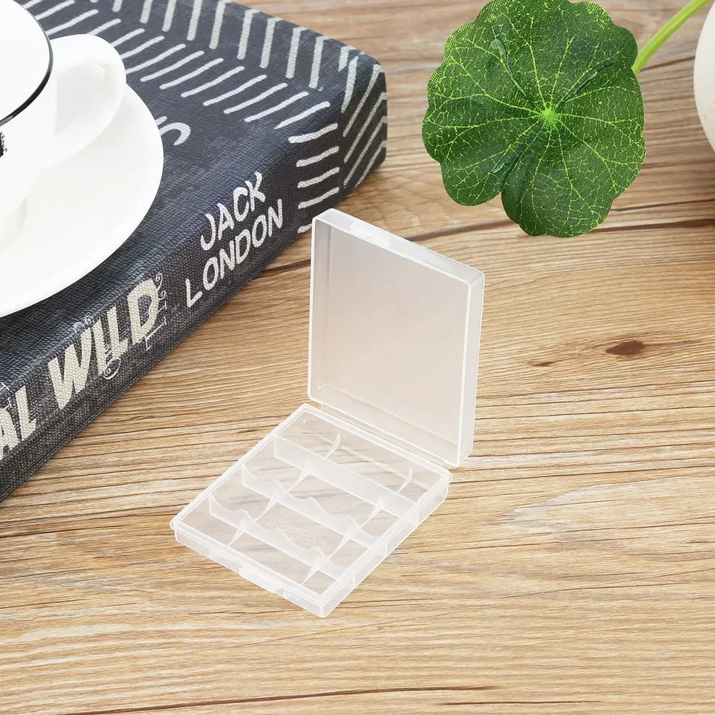 LEISE 4xAA типа AA или AAA Пластик Батарея держатель хранения Чехол коробка для батарей