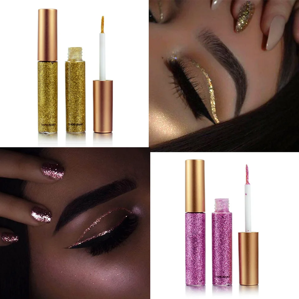 10 Colors/set Glitter Eyeliner Liquid Golden Red Blue Shiny Eyes Flash Waterproof Long-lasting Makeup |