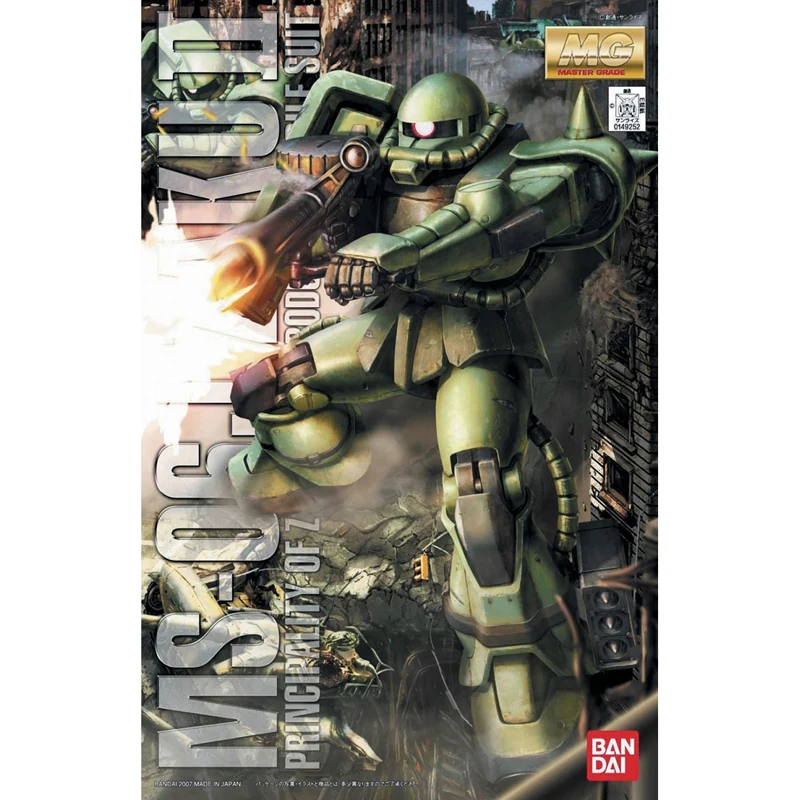 BANDAI MG 1/100 мобильный костюм вариации MS-06J Zaku II Ver.2.0 воина гундама эффекты фигурку