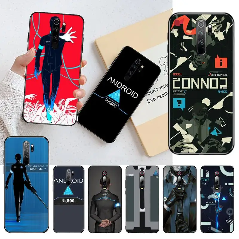 PENGHUWAN Детройт станьте человеком RK800 чехол для телефона Redmi Note 8 8A 7 6 6A 5 5A 4 4X 4A Go Pro Plus