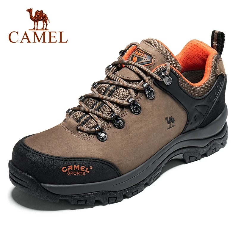 Мужские походные ботинки CAMEL водонепроницаемая обувь из воловьей кожи для