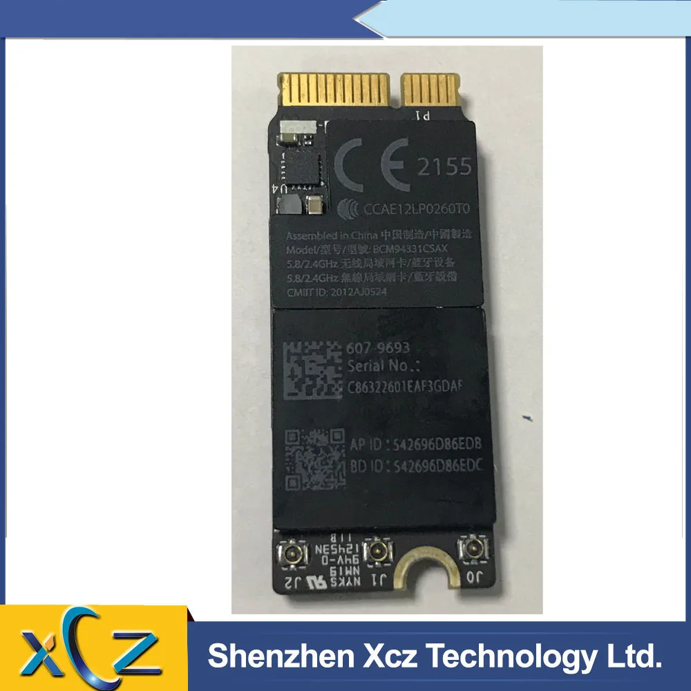 BCM94331CSAX Bluetooth BT + Wi Fi карта для MacBook Pro 13 дюймов A1425 15 A1398 аэропорта Mid/ранняя 2012 ранние