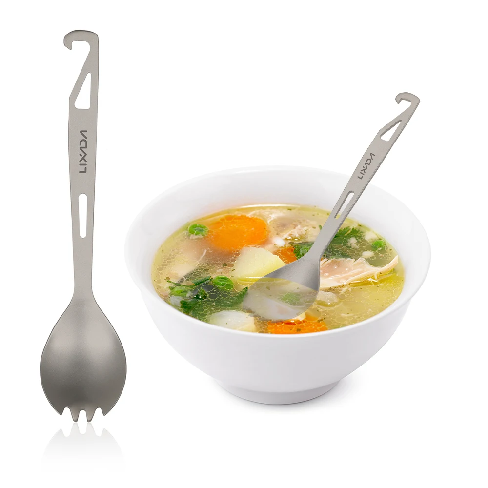 Lixada открытый кемпинг стол для пикника титановая открывашка бутылок ложка легкий