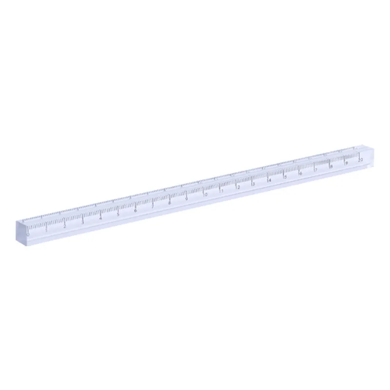 

15/20/30/cm Transparent Straight Ruler Students Stationery Simple Square ruler Rulers Acrylic Measuring Tools