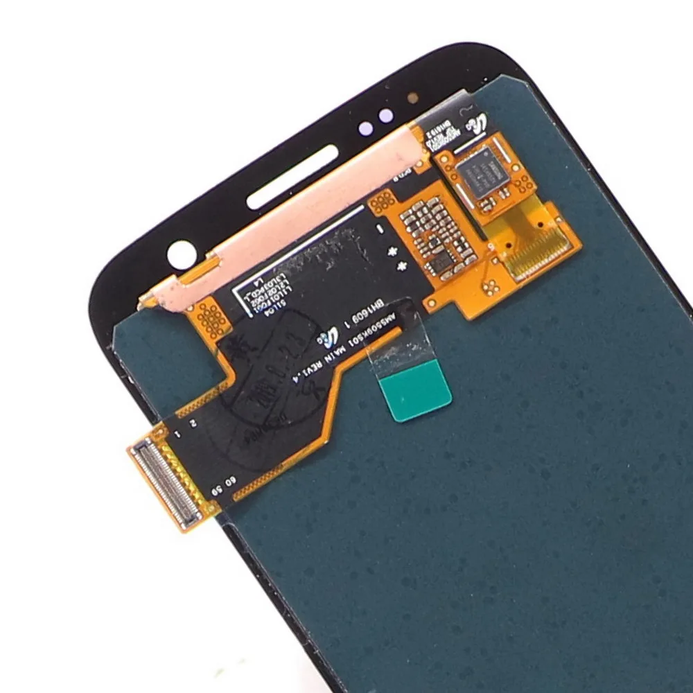 5,1 ''Супер AMOLED ЖК-дисплей с рамкой для SAMSUNG Galaxy S7 плоский дисплей G930 G930F сенсорный экран дигитайзер