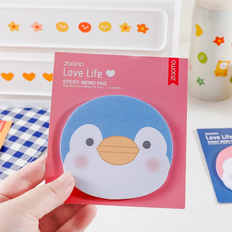 Creative Cartoon Cute Little Penguin Pattern Post-it Notes Office Learning N Times Stickers Students Supplies Stationery |