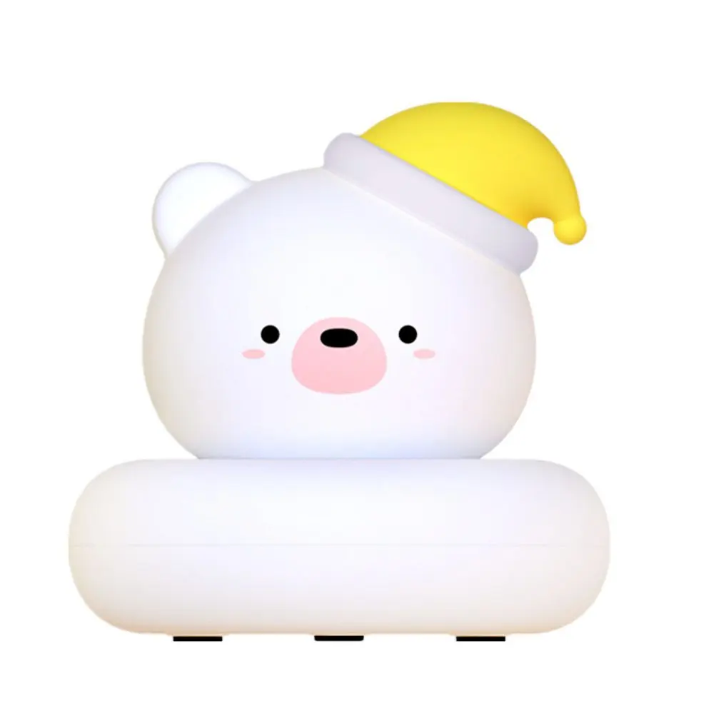 

Cute LED Night Light Silicone Touch Sensor Cartoon Night Lamp Kids Infant Bedroom Desktop Decor Ornaments LED Night Light