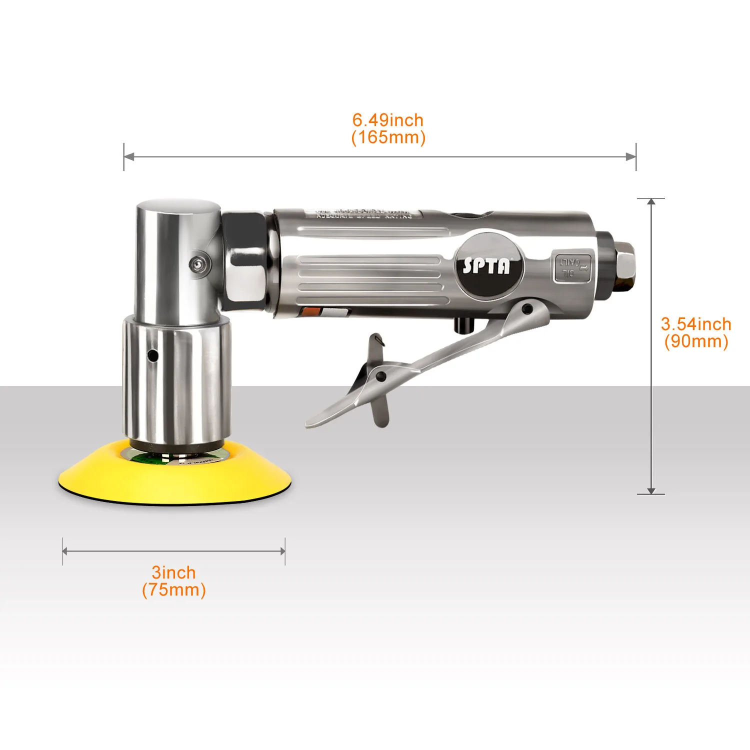 SPTA 36 шт. 1 дюйм/2 дюйма/3 дюйма случайный воздушный шлифовальный станок