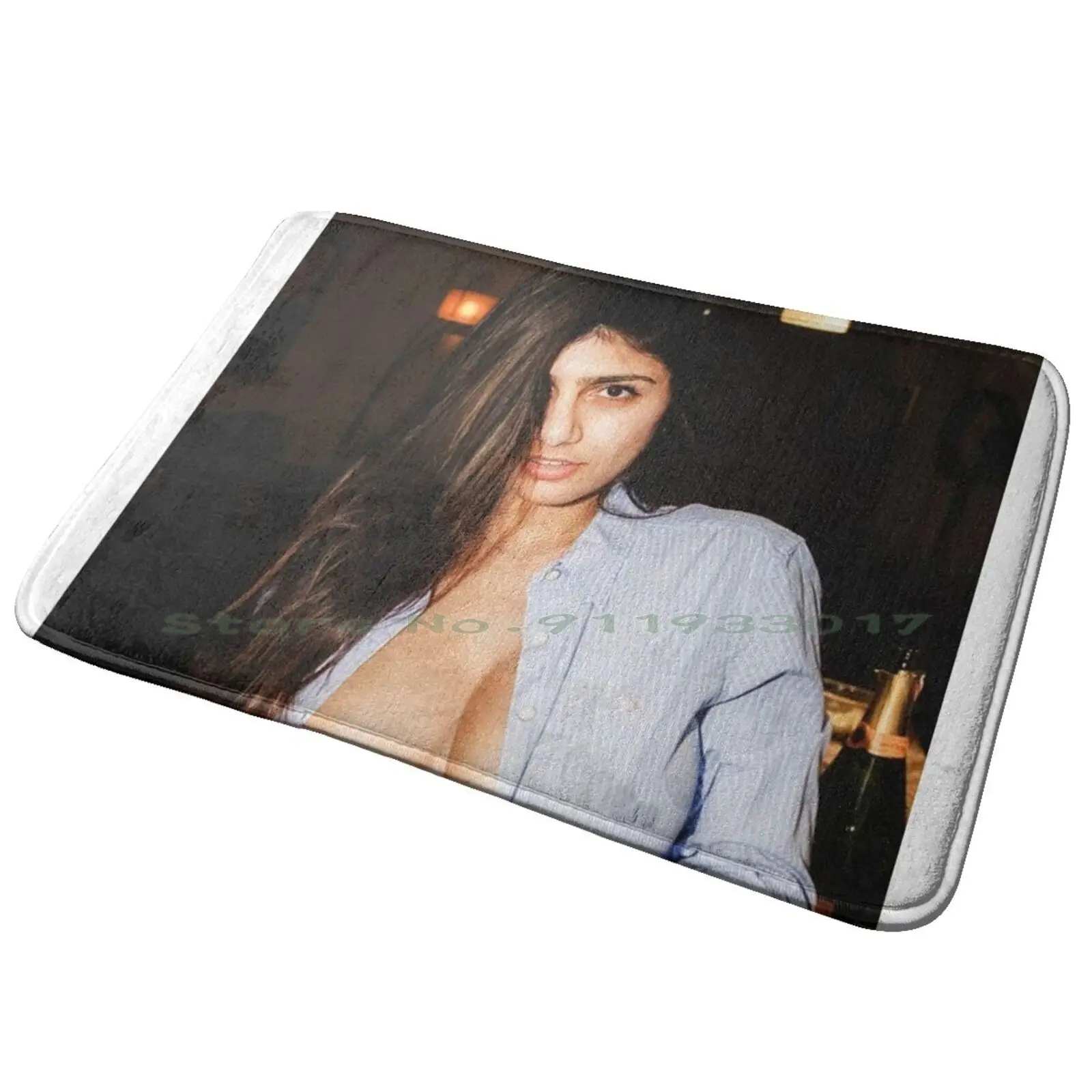 Mia Khalifa-Babe Entrance Door Mat Bath Mat Rug Royal Trucks