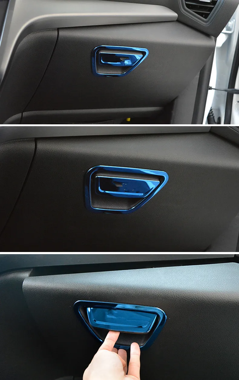 Чехол из нержавеющей стали с ручкой для Ford Kuga 2013 14 15 16 17 AAA119