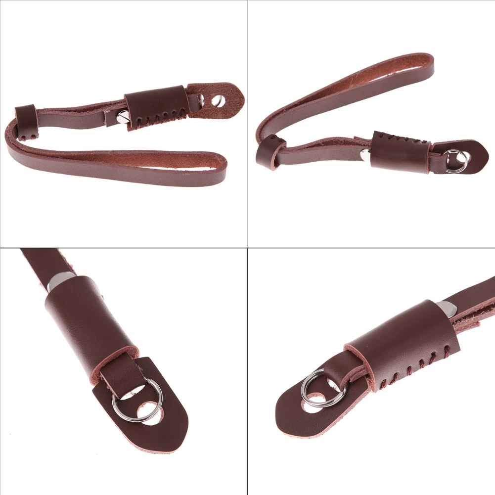 Beste Camera Leather Hand Strap Grip Pu Lederen Camera Wrist Hand Strap Grip Voor Canon Sony Nikon Camera Accessoires