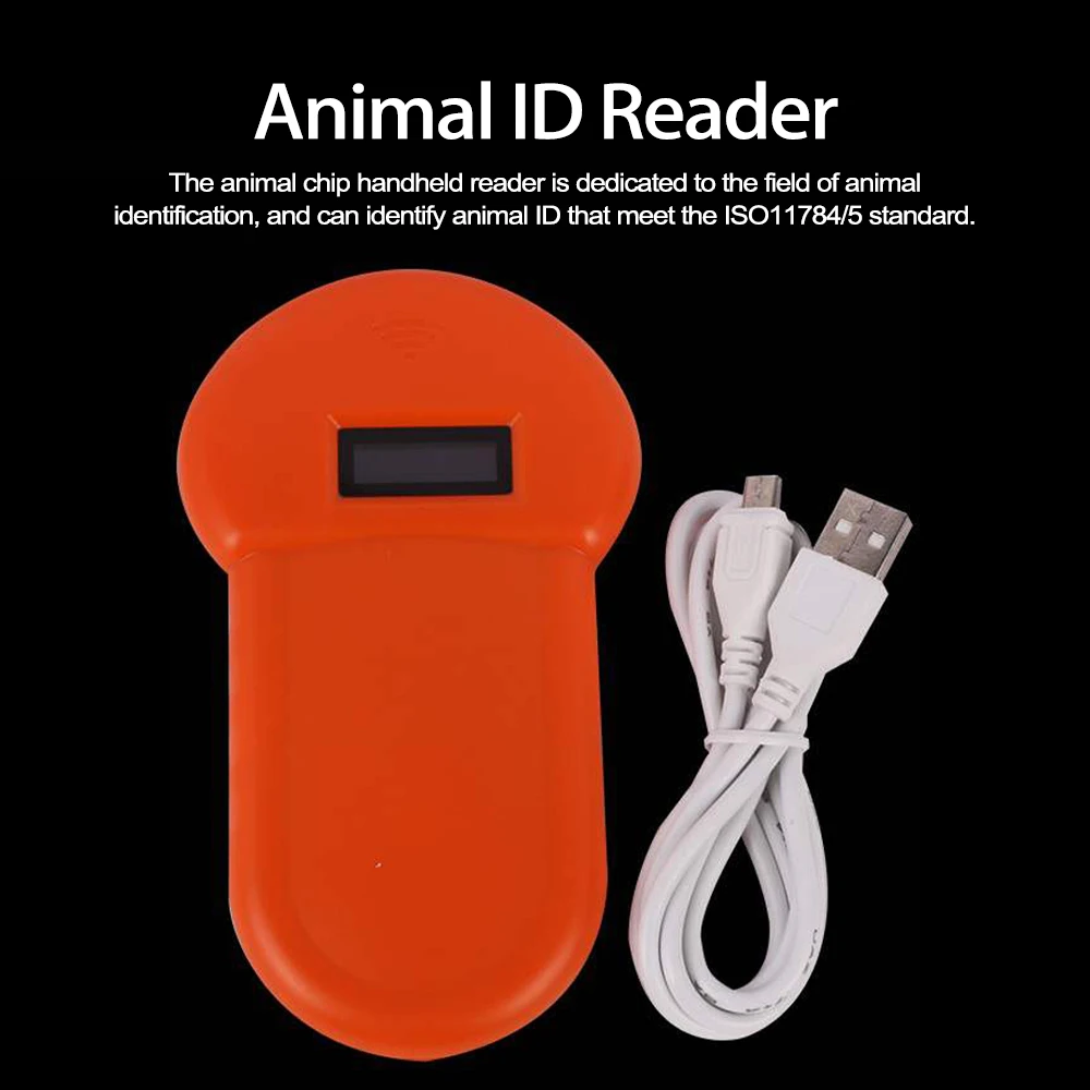 Устройство для чтения ID домашних животных цифровой чип сканера с USB-зарядкой
