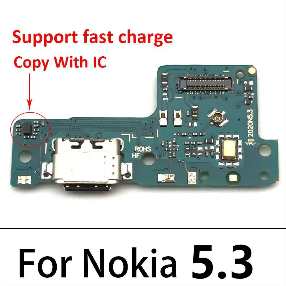 Новый док-разъем Micro USB зарядный порт гибкий кабель микрофонная плата для Nokia 7 1 2018