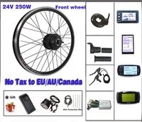 electric bike conversion kit 24v 250w maxperfect front hub motor 16 2829 inch 700c wheel with lcd display e bike kit