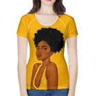 Nopersonality повседневные женские футболки художественные черные королевские американские африканские Топы с коротким рукавом летние женские африканские футболки
