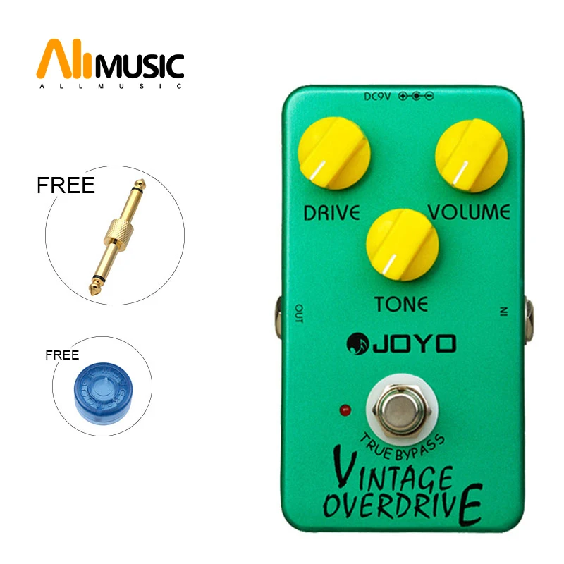 JOYO JF-01 для электрической бас-гитары Винтаж Overdrive эффект гитарной педали DC 9V