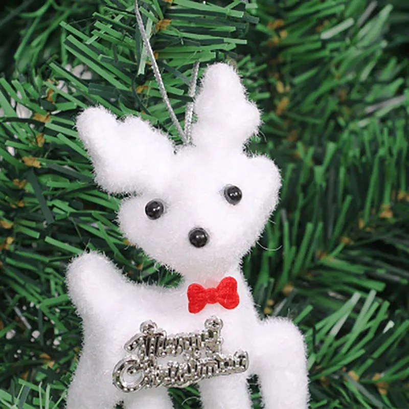 2 шт бытовые рождественские украшения из пенопласта в форме олененка подвесные