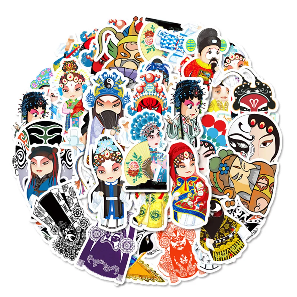 

10/30/50PCS Opera Mask Stickers Skateboard Laptop Motorcycle Phone Luggage Bike Car Funny Cool Graffiti Sticker Decal Kid Toy