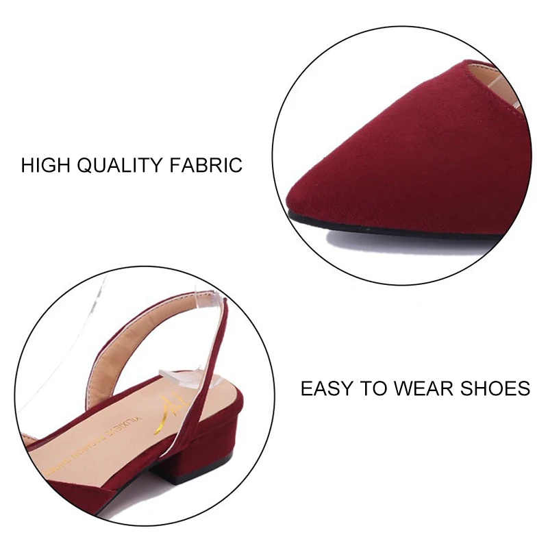 

Fashion Low Heels Women Shoes Sandals Ankle Strap Women Shoes Summer Female Plus Size 40 Block Heels Women Outdoor Slippers 2019