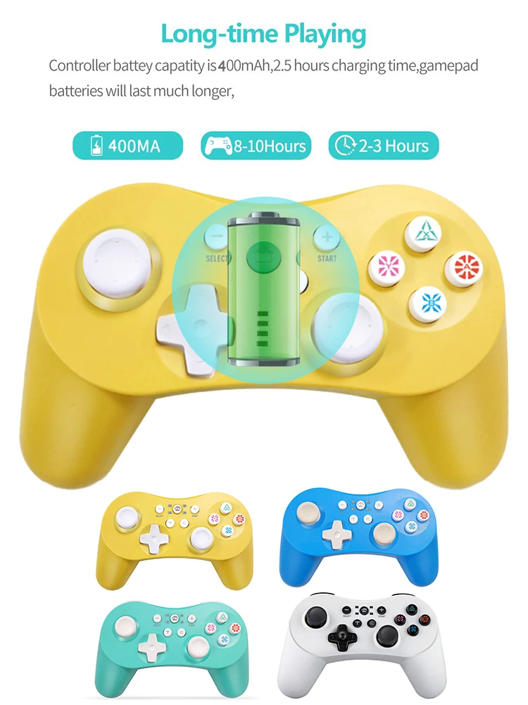 Беспроводной Bluetooth джойстик для консоли Switch Pro 4 цвета|Геймпады| |