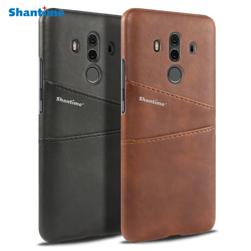 Деловой кожаный чехол накладка для Huawei Mate 10 Pro бумажник телефона 9 с отделениями