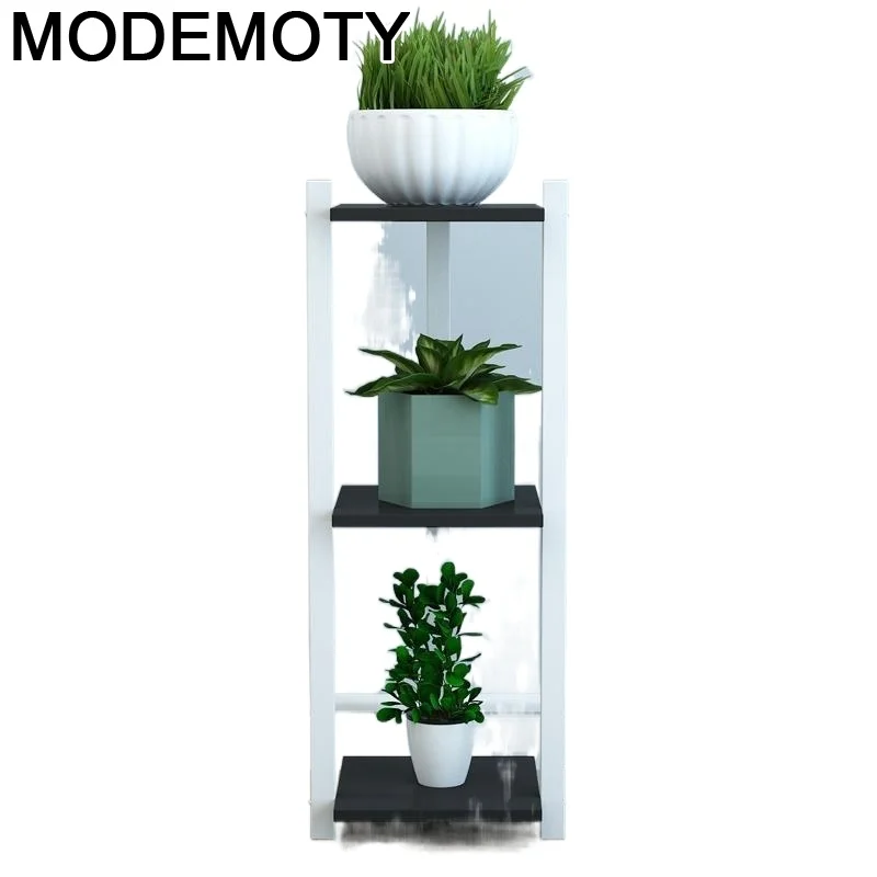 

Plantenrekken Escalera Decorativa Madera Table Estanteria Para Plantas Stojak Na Kwiaty Plant Rack Balcony Shelf Flower Stand