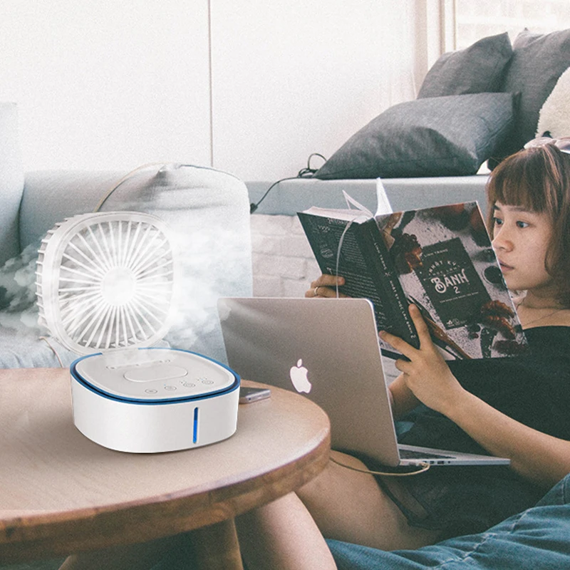 Складной вентилятор охлаждения воды увлажнитель воздуха кондиционер