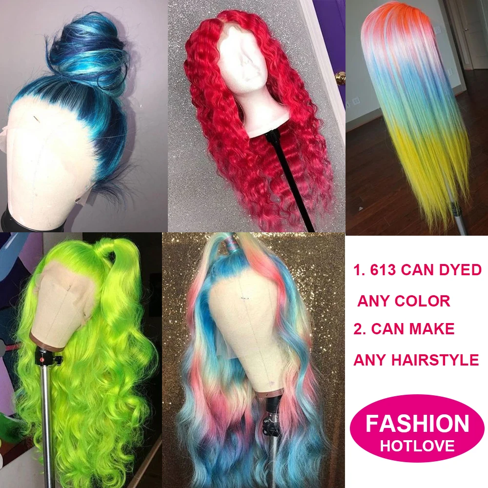 360 Кружева Фронтальная застежка с 613 блонд прямые волосы пучки фронтальной Remy