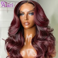 13x4 colored lace frontal wig body wave lace front wig malaysian human hair wigs for black women pre plucked closure lace wig