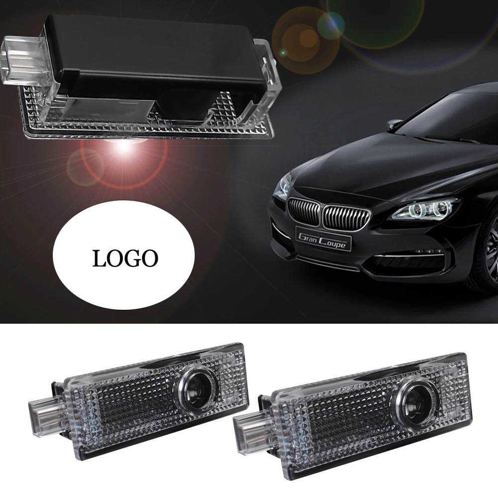 Светодиодный светильник для двери автомобиля с привидением BMW логотип проектор