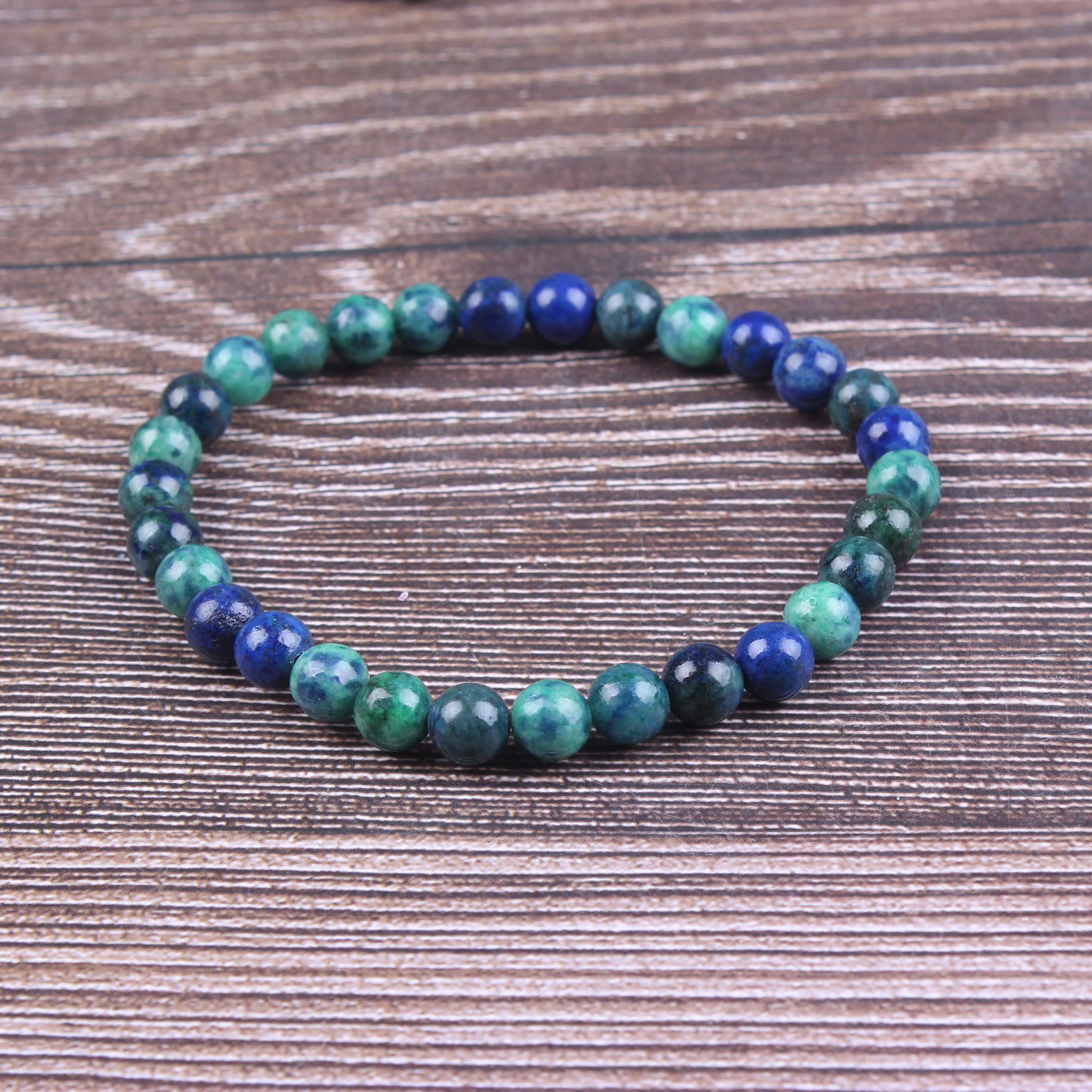 

Fashion jewelry 6 / 8 / 10mm miscellaneous stone bracelet natural jewelry beads are suitable for men's and women's accessories