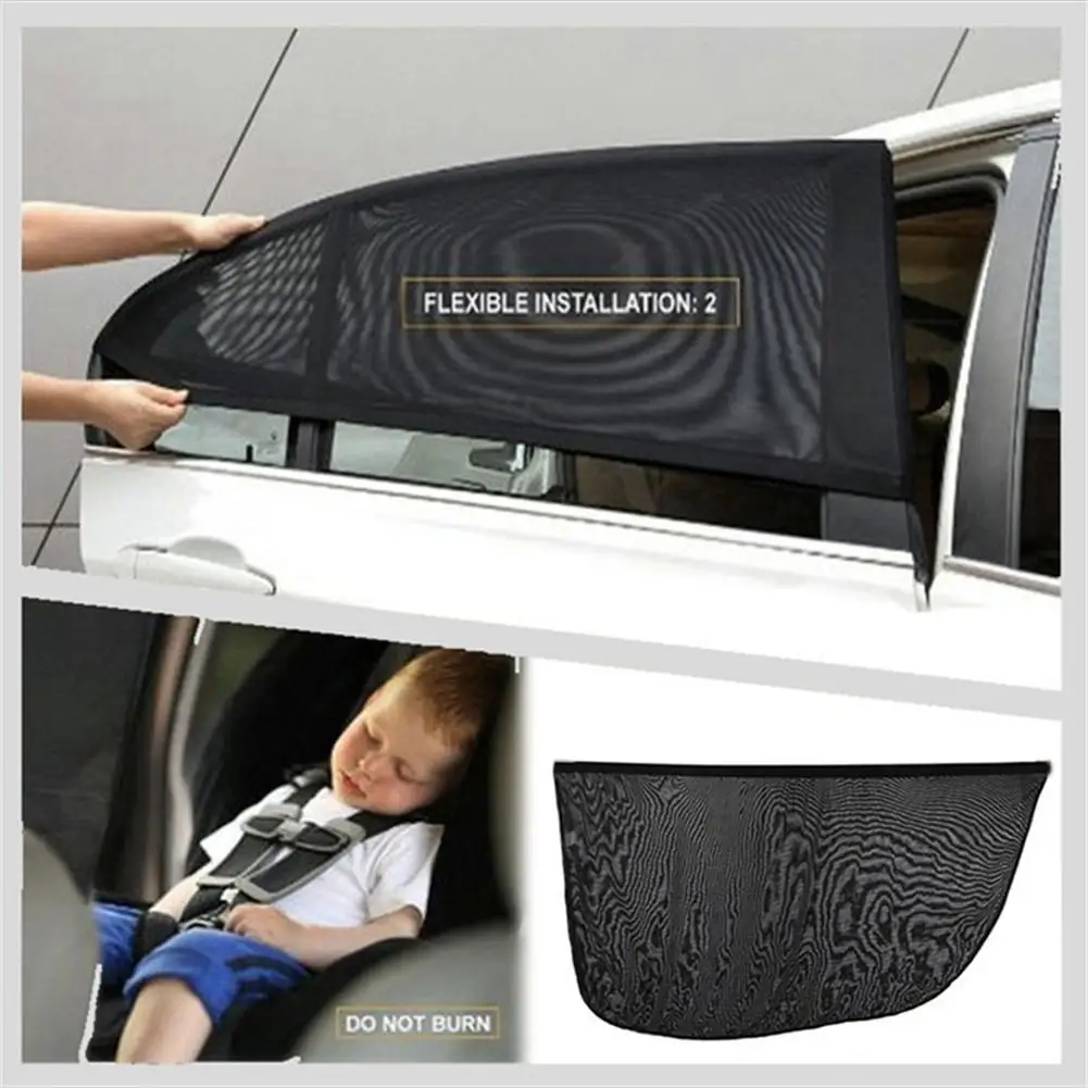

New 4PCS Car Window Sunshade Cover Block For Kids Car Side Window Shade Cling Sunshades Sun Shade Cover Visor Shield Screen Hot