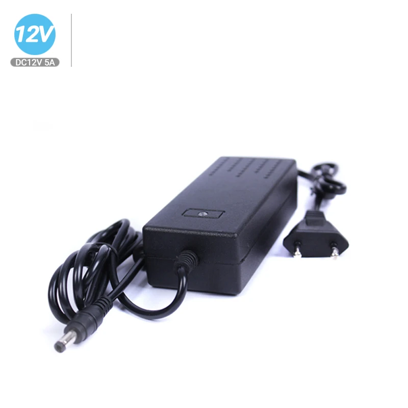 BESDER 12V 5A 60 Вт Питание ЕС и США Шнур Дополнительный адаптер трансформаторный блок