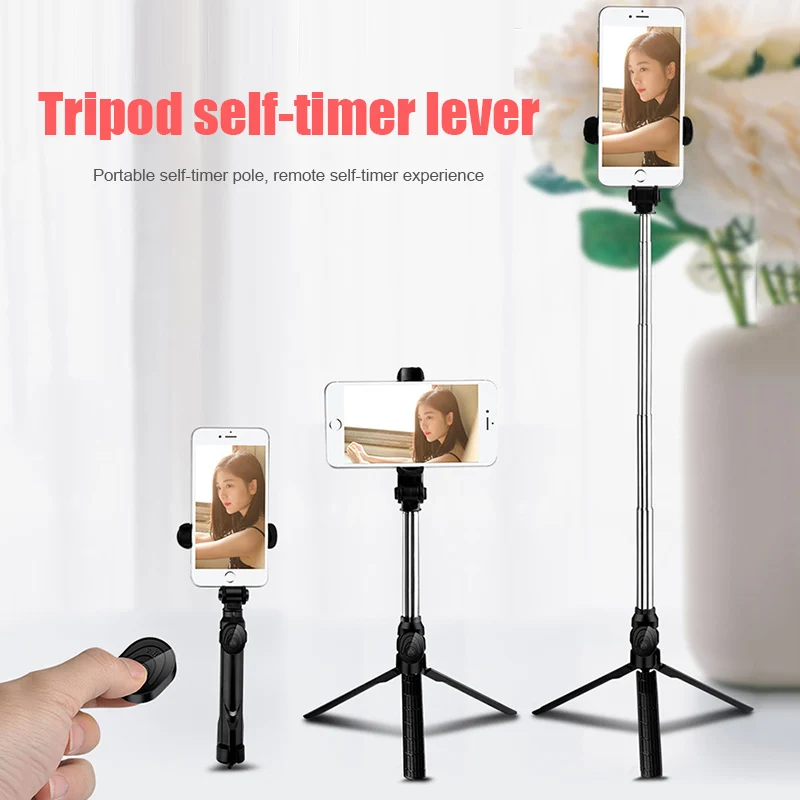 4 In 1 Wireless Bluetooth Selfie Stick With Remote Control For Iphone Samsung Huawei Mobile Phone Camera Bracket Live