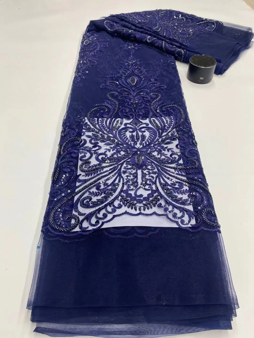 

Кружевная ткань с вышивкой и блестками для шитья, высококачественные Французские тюлевые сетчатые кружевные свадебные материалы