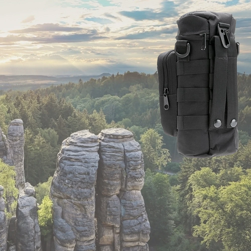 

Unisex Water Bottle Holder Waterproof Utility Multifunctional Kettle Bag for Camping Hiking Running Outdoor Activities