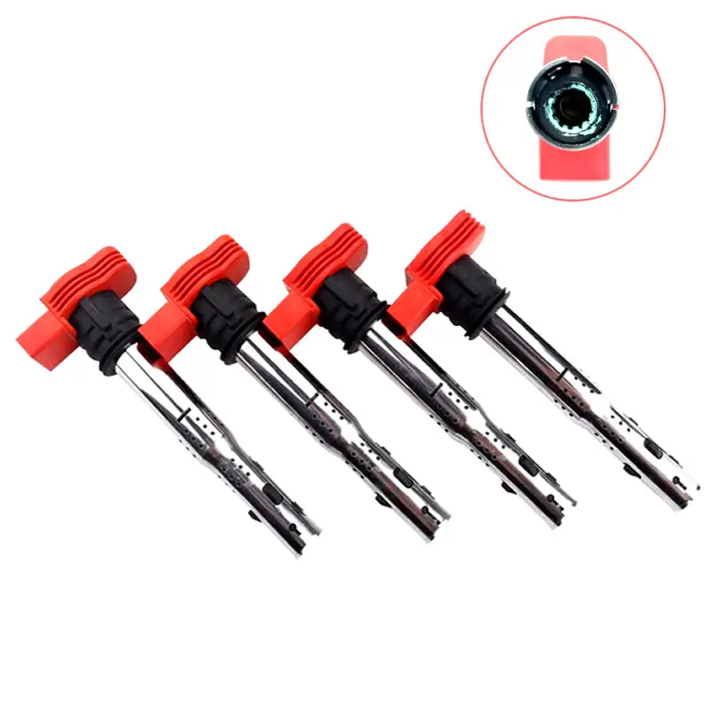 4 шт. Катушка зажигания для VW Jetta Golf Passat Tiguan CC Audi A3/4/5/6/7/8 TT Q3/5 R8 06E905115 ABCDE 07K905715F |