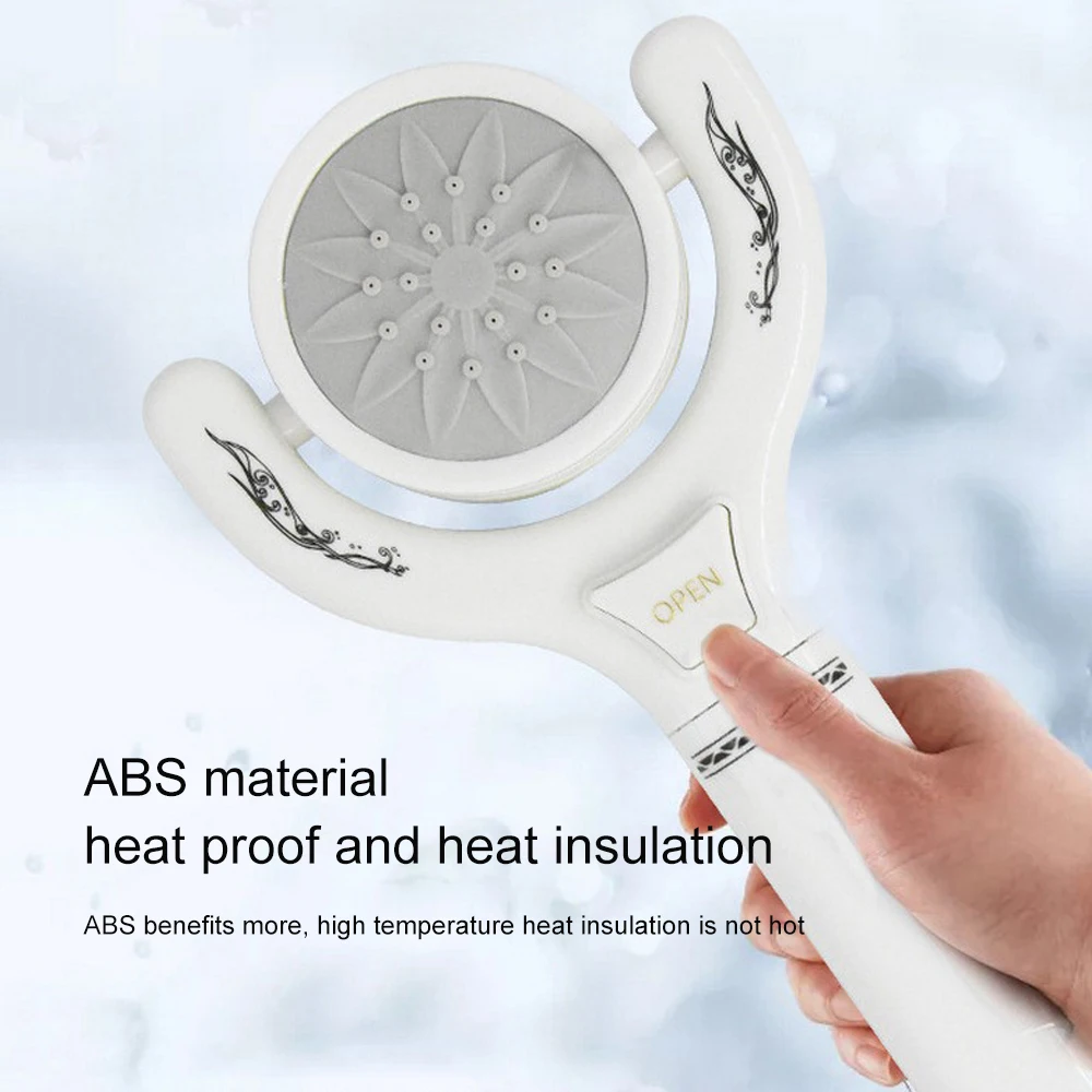 

Shower Head 360 Degree Filter Universal Rotating Double-sided Water Saving Filter Cotton Sprinkler Bathroom Spray Nozzle