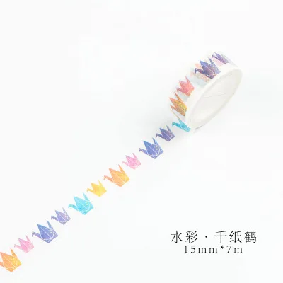 NO.13 1 шт. 15 мм* 7 м DIY японский белый черный мрамор Васи клейкие ленты бумажные Маскирующие Ленты клейкие наклейки с лентами Декоративные Канцелярские Ленты - Цвет: NO.13